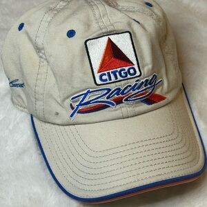Nascar Citgo Racing Beige and Blue Hat